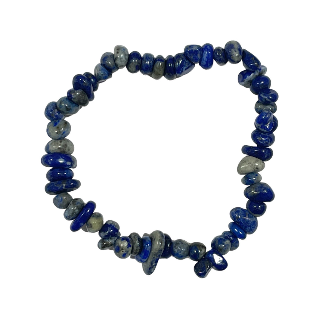 Baroque lapis lazuli bracelet