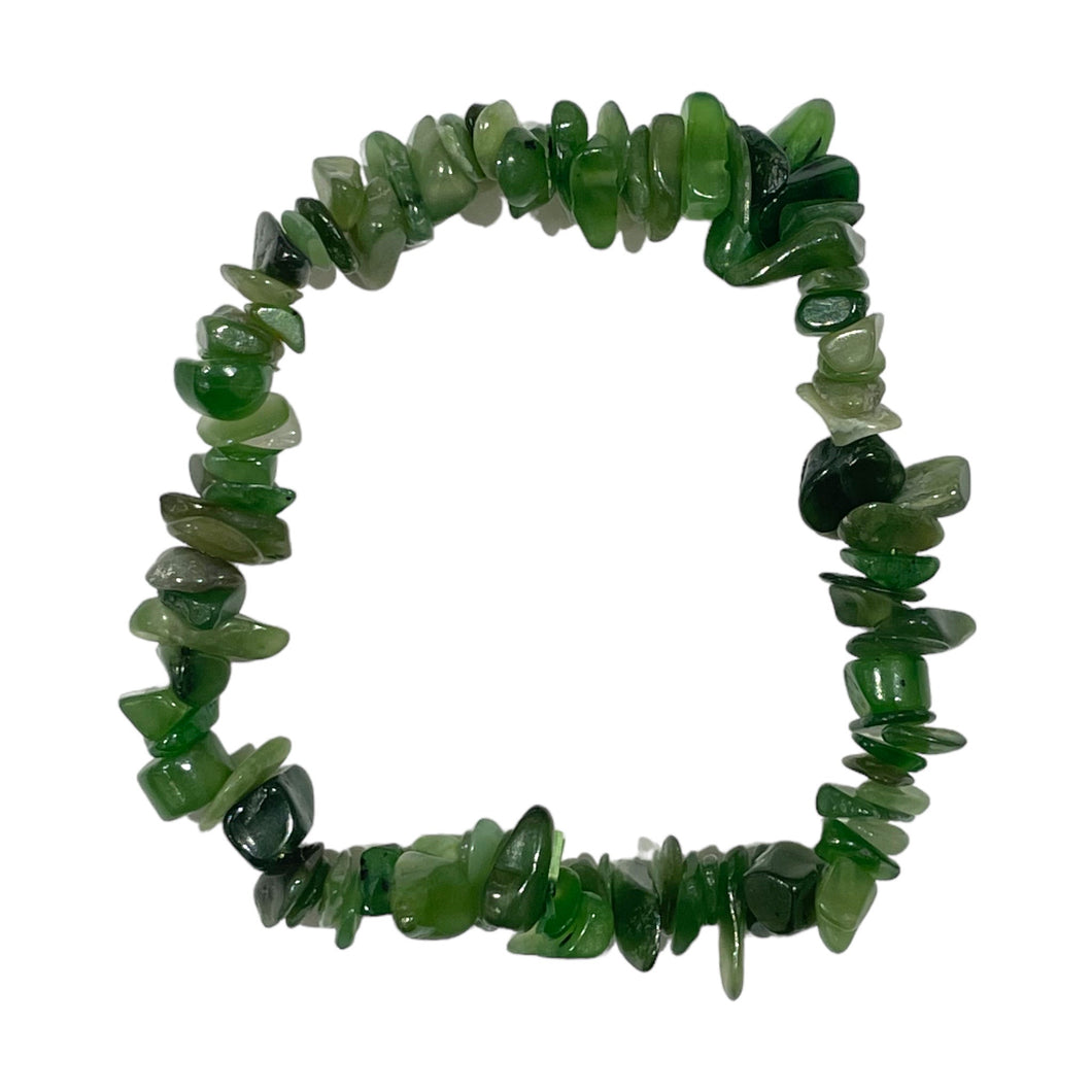 Nephrite Jade baroque bracelet