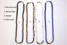 Load image into Gallery viewer, 6mm chakras necklace
