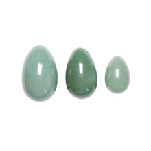 Load image into Gallery viewer, 3 eggs by Yoni Aventurine Green
