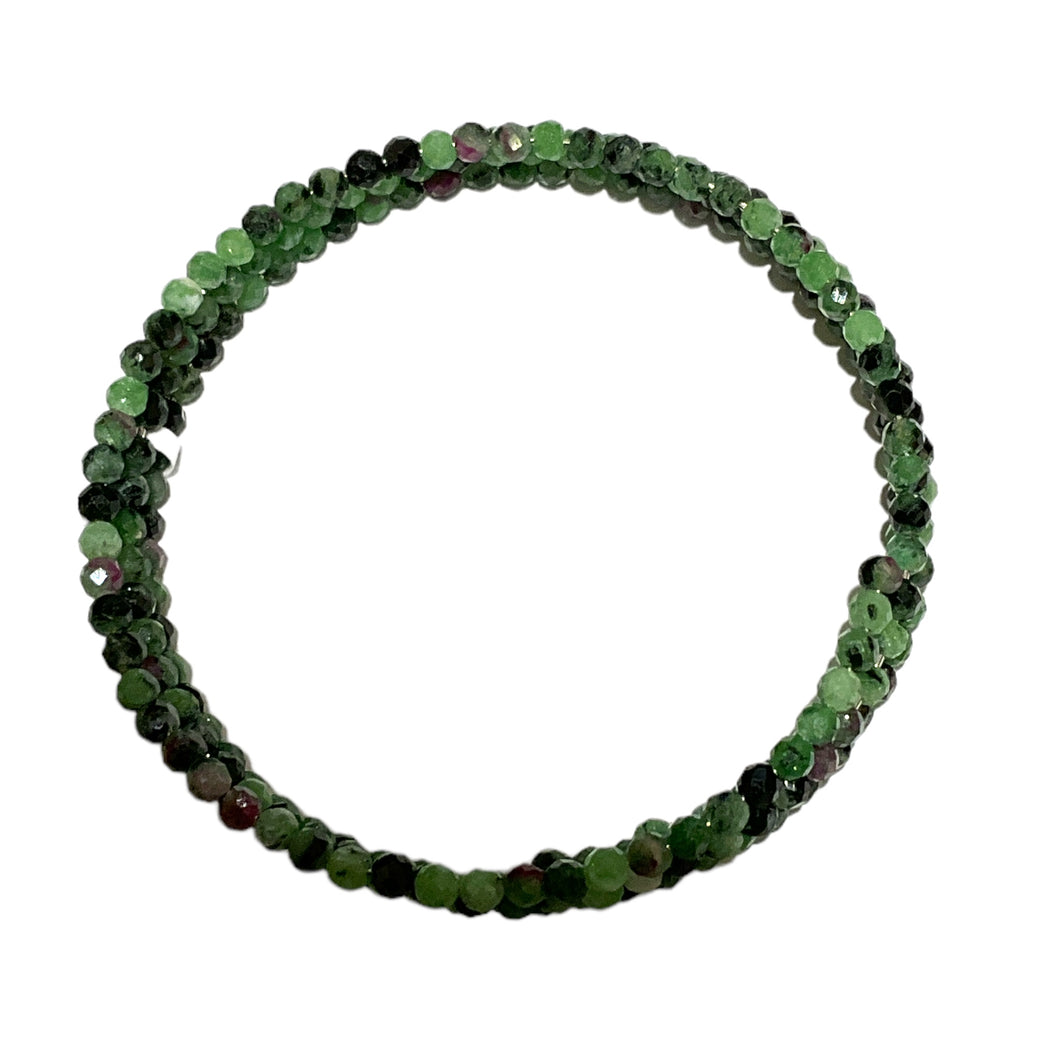 Amazonite gefacetteerd 3 -round armband