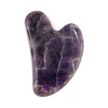 Load image into Gallery viewer, Gua sha amethyst heart
