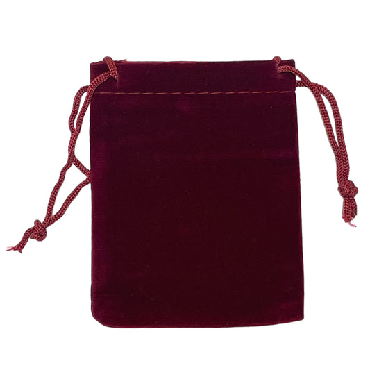 Velour pouch for jewelry