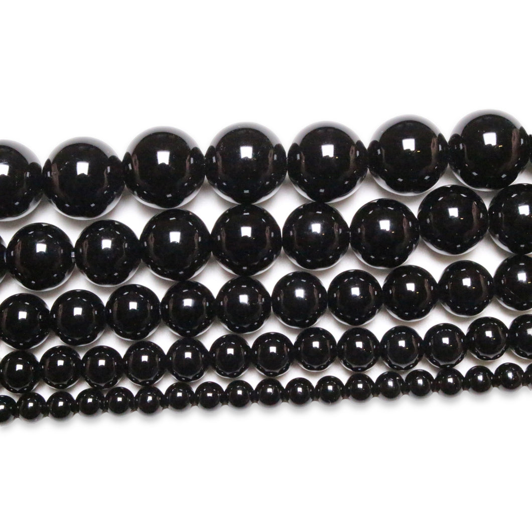 Black onyx pearl wire