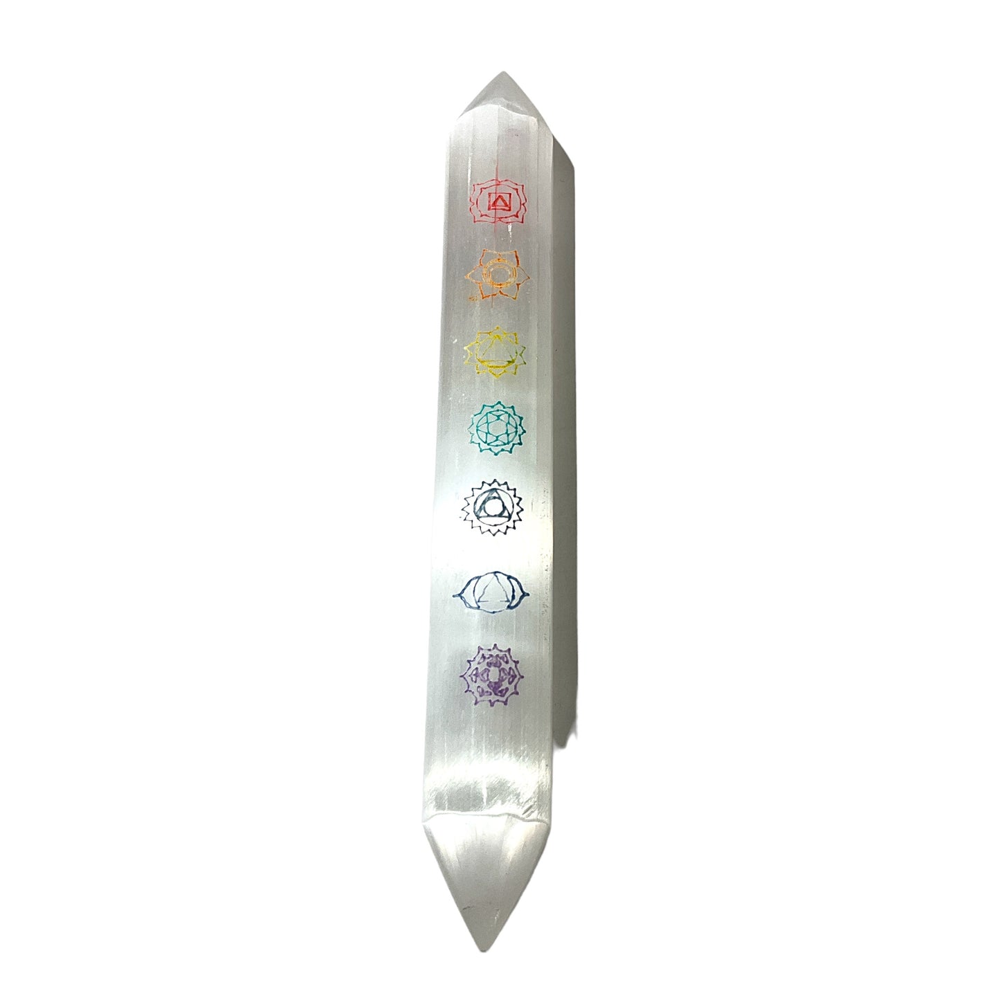 Selenite Wand 7 Chakras