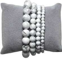 Load image into Gallery viewer, White Howlite Bracelet
