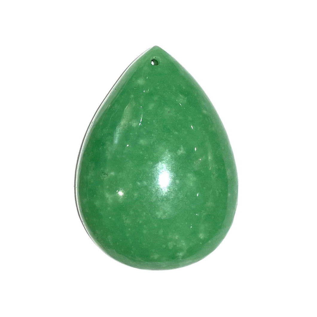 Pendentif Jade forme goutte plate