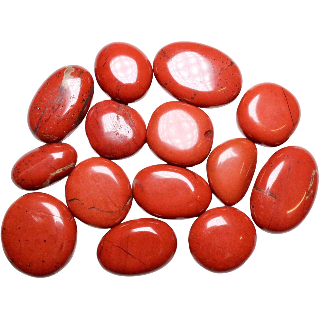 Red jasper oval cabochon